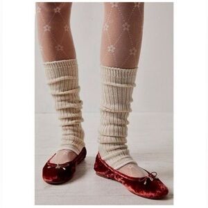 New Sam Edelman Felicia Velvet Ballet Flat in Canyon Orange Size 7